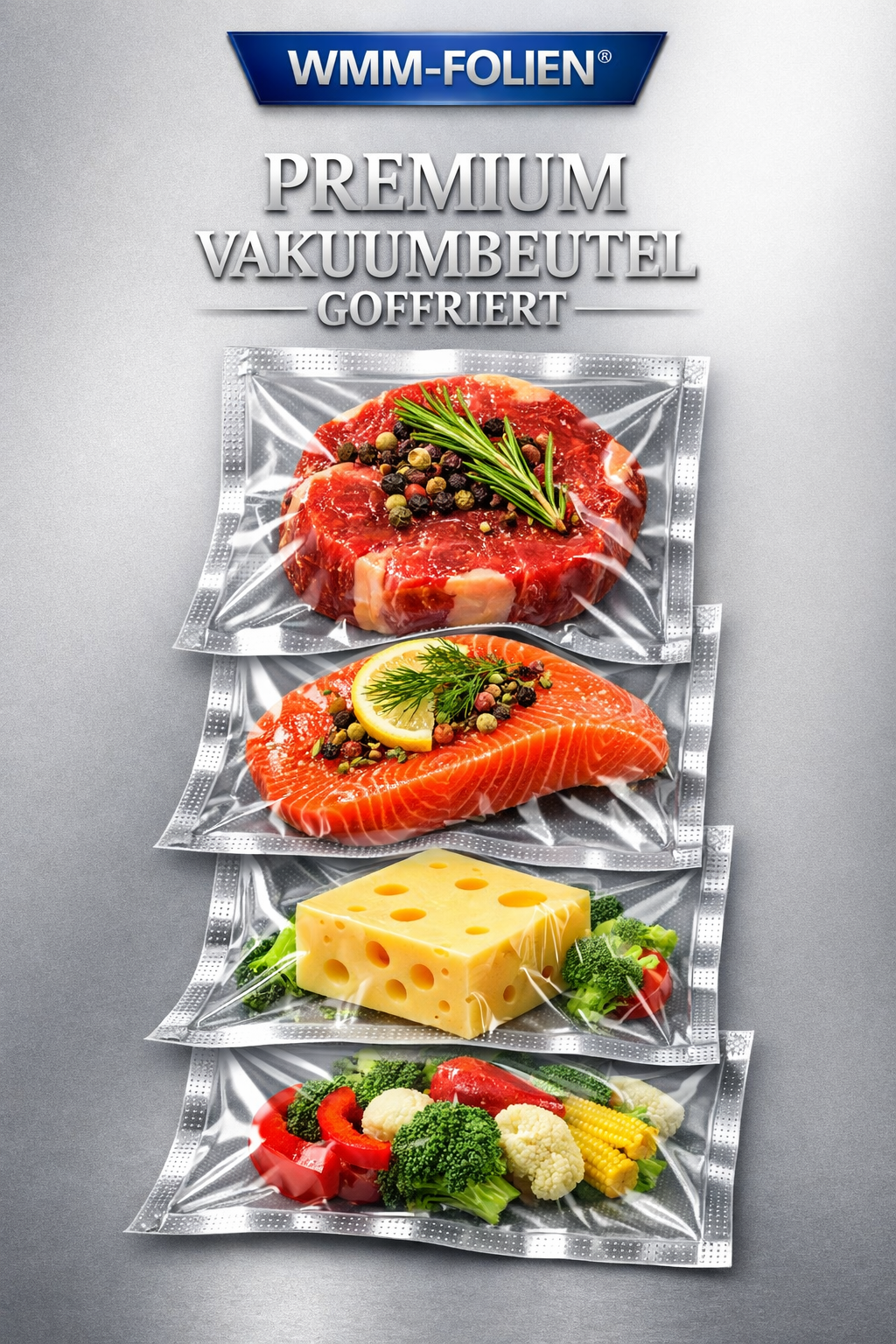 Vakuumbeutel Goffriert 105µ Premiumqualität für privat und Industrie