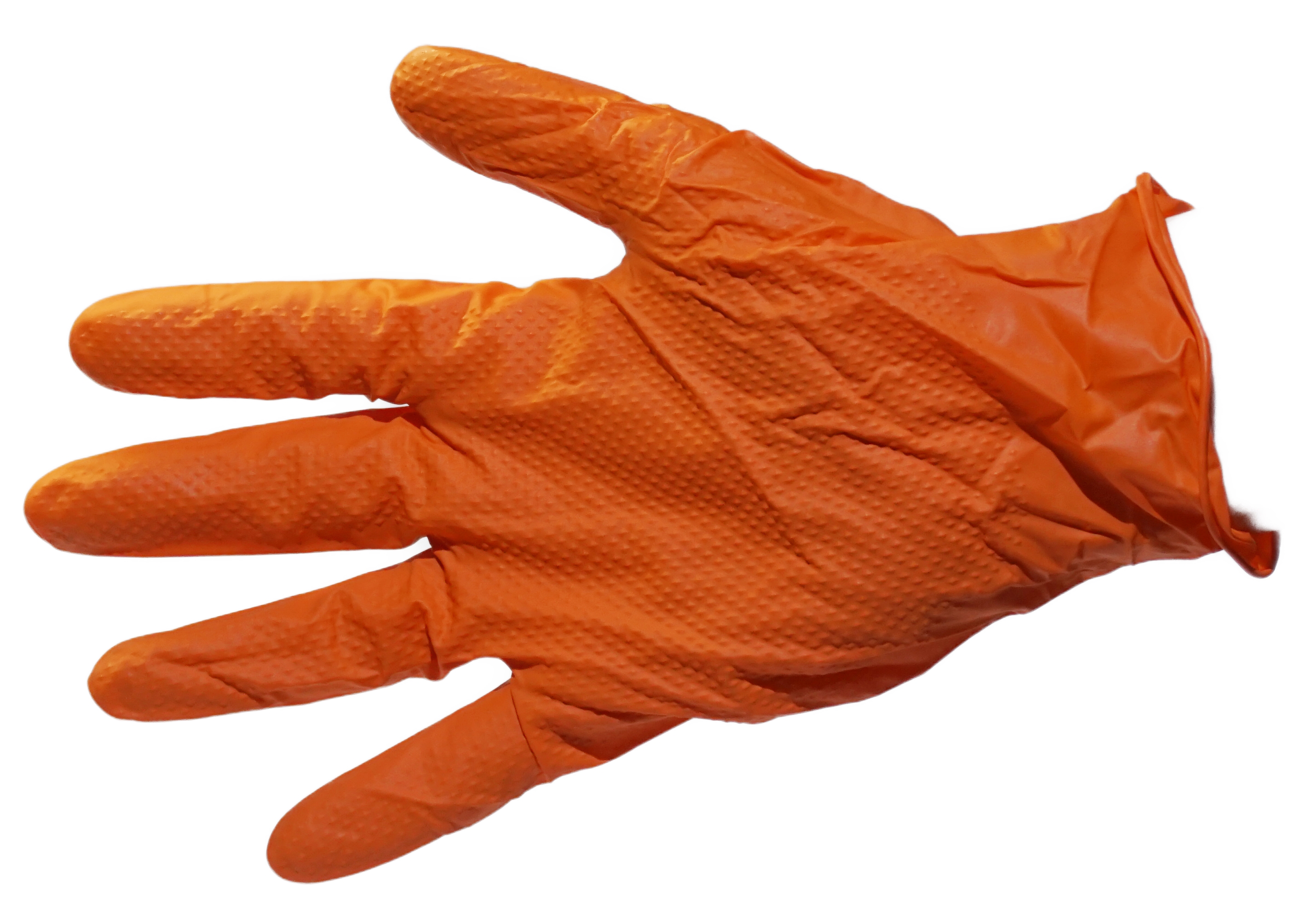 NITRIL Handschuhe Ultragrip Orange Puderfrei